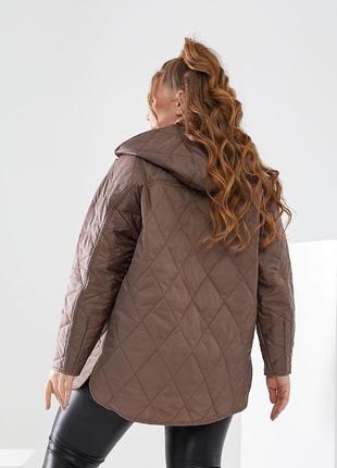 Жіноча весняна коротка стьобана куртка,женская стёганая короткая стёганая куртка демісезонна,демисезонная4 фото