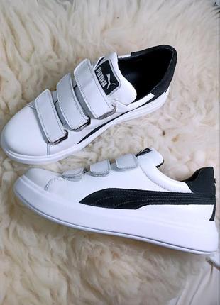 Женские кожаные кеды 'puma
