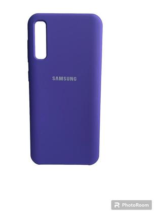 Чохол silicone case для samsung galaxy a30s/a50/a50s фіолетовий1 фото