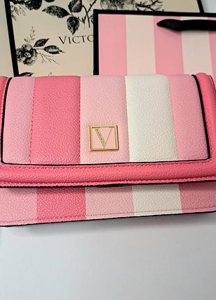 Сумка клатч victoria's secret рожевий