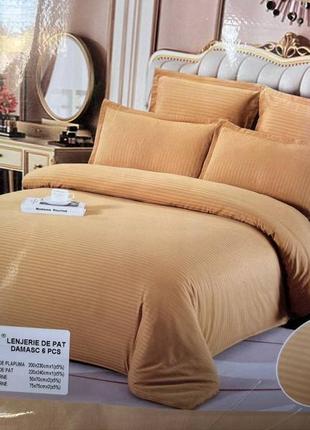 Комплект постельного белья страйп-сатин качество люкс5 фото