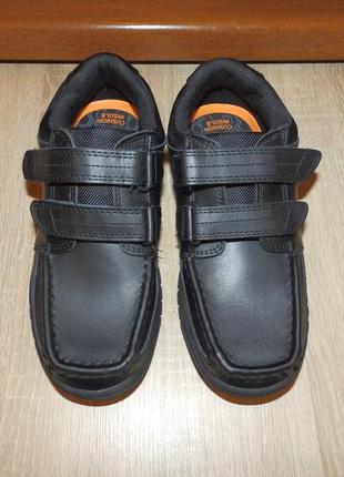 Туфлі , мокасини шкільна взуття george real leather boys school shoes2 фото
