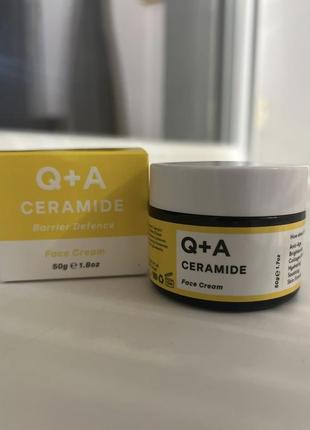 Защитный крем для лица с керамидами q+a ceramide cream