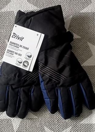 Чоловічі лижні перчатки crivit. вітро і водонепроникні.