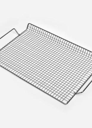 Решітка для гриля stenson mh-4892 38.5х26 см срібляста