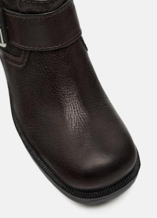 Сапоги кожаные zara8 фото