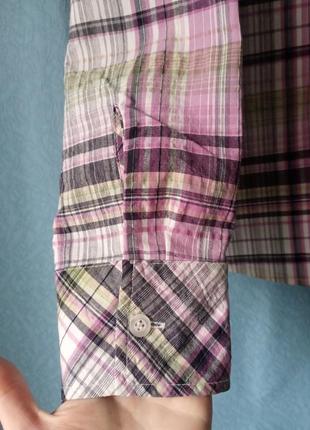 Рубашка в клетку с длинными рукавами attention collection, 40