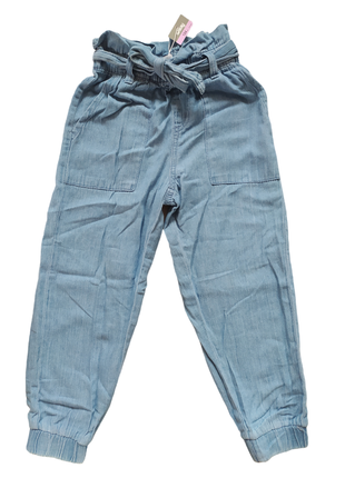 Новые легкие джинсовые джогеры на резинке sinsay1 фото
