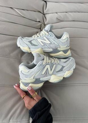 Кроссовки new balance 9060 silver grey