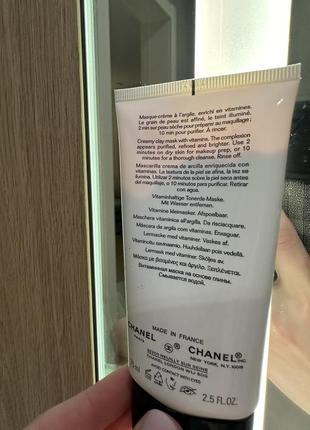 Маска для лица с глиной chanel anti-pollution vitamin clay mask4 фото