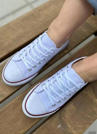 Первая цена 👍 кеды кроссовки в стиле классических белых converse 38 392 фото