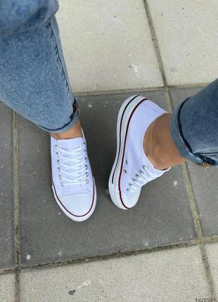 Первая цена 👍 кеды кроссовки в стиле классических белых converse 38 393 фото