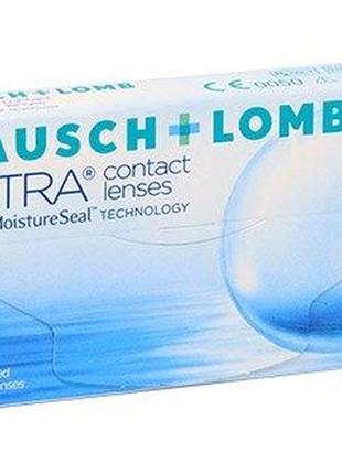 Контактні лінзи bausch & lomb ultra (упаковка 3 шт) (+6...-12) 1 місяць ультра