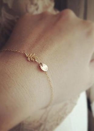 Жіночий браслет ui341 ланцюжок підвісок ланцюжок колір золото срібло зневоднений прекрасний подарунок1 фото