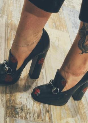 Gucci туфли каблука