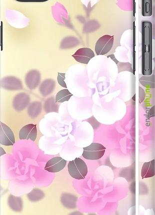 Чехол на телефон с принтом. японские цветы