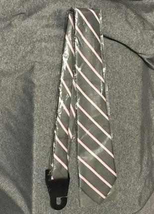 Шовкова краватка у смужку галстук2 фото