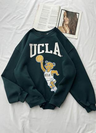 Стильный свитшот с принтом ucla h&m6 фото