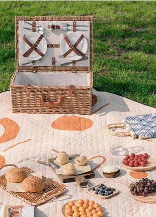 Коврик для пикника naturehike picnic mat m 170*200 nh21fcd01 beige3 фото