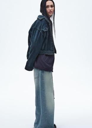 Супер широкие джинсы zara1 фото