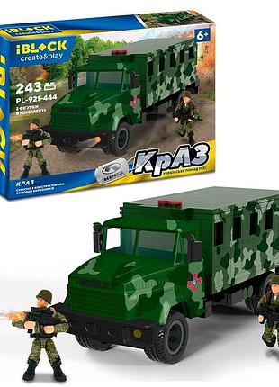Конструктор iblock армия краз 243 детали с 2 фигурками pl-921-444
