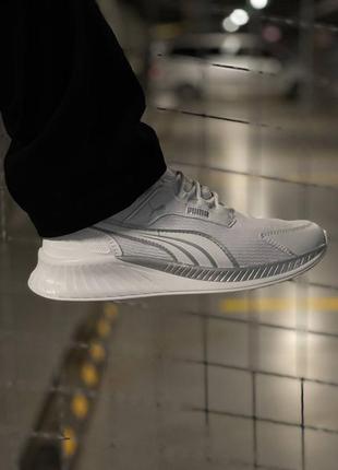 Мужские кроссовки в стиле puma light white5 фото