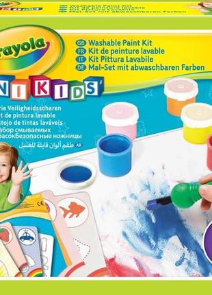 Набір для малювання crayola mini kids малюємо фарбами 81-8112