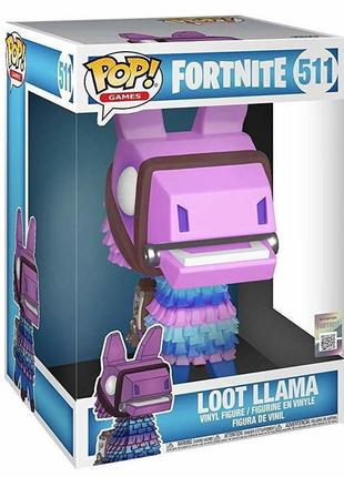 Фігурка піньята з гри fortnite pop! loot llama лама лама з лутом fnt10351 фото
