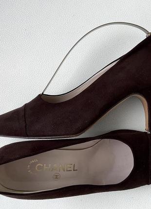 Chanel замшевые туфли1 фото