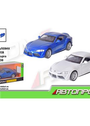 Машина метал автопром toyota gr supra відчиняються двері 4357