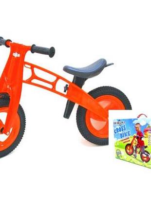 Велобег "cross bike" оранжевый нео 11-018