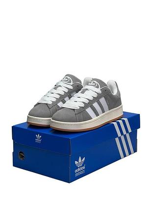 Чоловічі кросівки adidas originals campus grey white gum