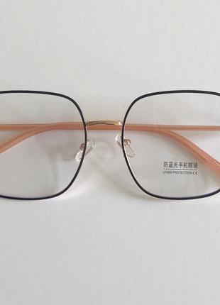 4-123 окуляри для іміджу з прозорою лінзою оправа очки для имиджа с прозрачной линзой2 фото