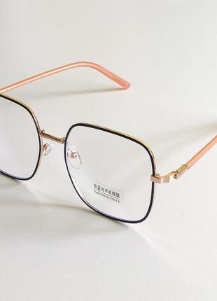 4-123 окуляри для іміджу з прозорою лінзою оправа очки для имиджа с прозрачной линзой4 фото