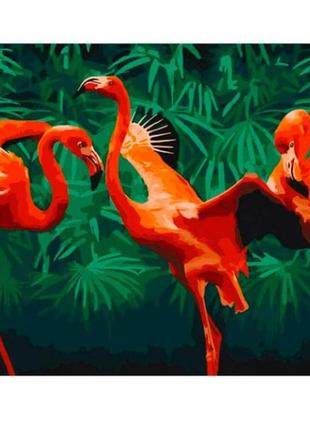 Картина за номерами "фламінго" 30*40 см 11666-nn