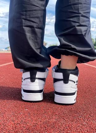 Adidas forum 84 high white black4 фото