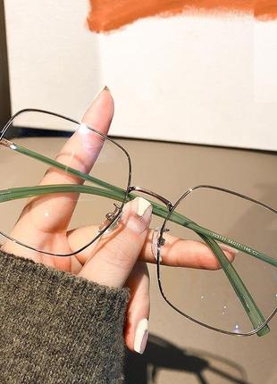 4-123 окуляри для іміджу з прозорою лінзою оправа очки для имиджа с прозрачной линзой