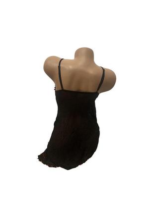 Пеньюар сукня еротична сексуальна прозора асиметрія4 фото
