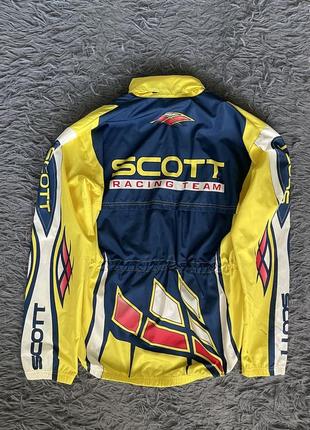 Scott спортивный велосипедный костюм куртка + футболка7 фото