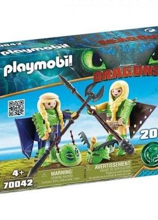 Игровой набор playmobil dragons забияка и задирака 700042