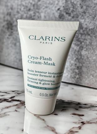 Clarins cryo-flash cream-mask крем-маска для обличчя 15 ml1 фото