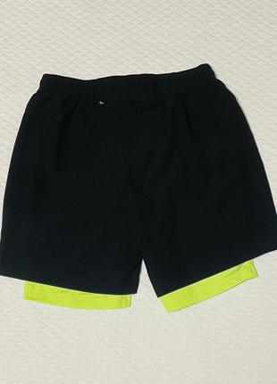 Мужские шорты с внутренними тайтсами серии crivit run sportswear3 фото