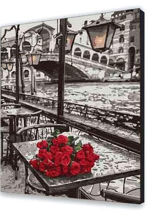 Картина за номерами з лаком artcraft квіти "розы венеции" 40х50 см 11320-ac