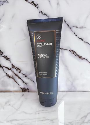 Collistar uomo acqua vetiver shower shampoo відновлюючий засіб для волосся та тіла для чоловіків