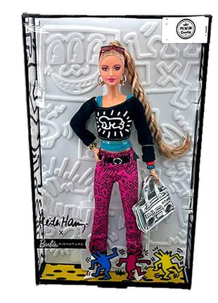 Лялька кіт харінг barbie x keith haring doll fxd872 фото