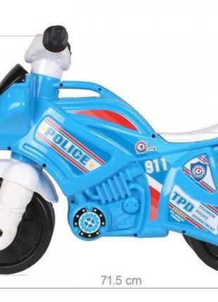 Игрушка детский мотоцикл синий технок 64672 фото