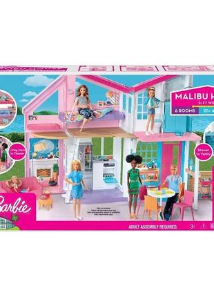 Ігровий набір барбі будинок в малібу barbie malibu house playset fxg572 фото