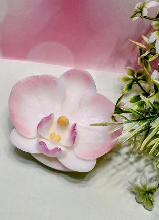 Набір гель-скраб для душу, мило орхідея та тюльпан, усе з рослинними та ефірними оліями2 фото