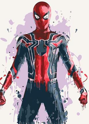 Картина за номерами без підрамника "spider-man" 40*50 см 16016-acnf