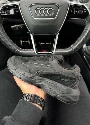 Мужские кроссовки puma teveris nitro all black1 фото